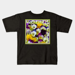 Passion for Pansies Kids T-Shirt